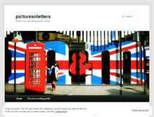 Tablet Screenshot of picturesnletters.wordpress.com