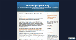 Desktop Screenshot of andrew4glasgow.wordpress.com