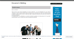 Desktop Screenshot of encueros.wordpress.com