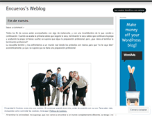 Tablet Screenshot of encueros.wordpress.com