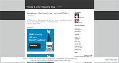 Desktop Screenshot of monicajorgewedding.wordpress.com