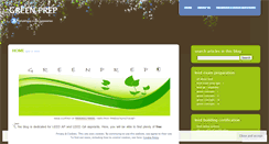 Desktop Screenshot of greenprep.wordpress.com