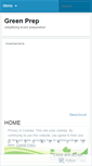 Mobile Screenshot of greenprep.wordpress.com
