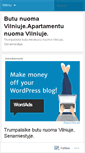 Mobile Screenshot of butunuomavilniuje.wordpress.com