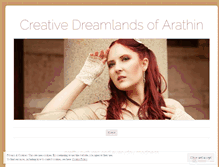 Tablet Screenshot of creativedreamlands.wordpress.com