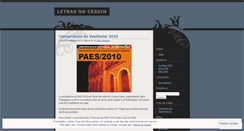 Desktop Screenshot of letrasnocessin.wordpress.com