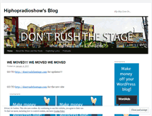 Tablet Screenshot of hiphopradioshow.wordpress.com