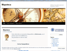 Tablet Screenshot of mapoteca.wordpress.com