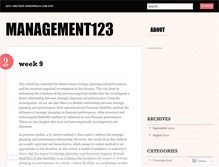 Tablet Screenshot of management123.wordpress.com