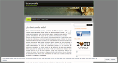 Desktop Screenshot of laanomalia.wordpress.com