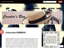 Tablet Screenshot of canotier.wordpress.com