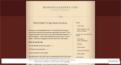 Desktop Screenshot of myhostagardens.wordpress.com