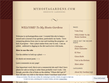 Tablet Screenshot of myhostagardens.wordpress.com