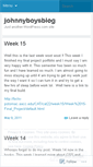 Mobile Screenshot of johnnyboysblog.wordpress.com