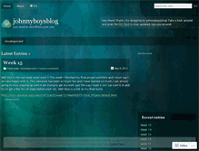 Tablet Screenshot of johnnyboysblog.wordpress.com