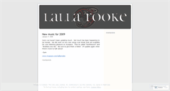 Desktop Screenshot of lallarooke.wordpress.com
