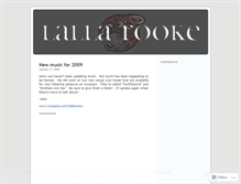 Tablet Screenshot of lallarooke.wordpress.com