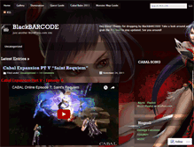 Tablet Screenshot of blackbarcodeguild.wordpress.com