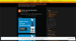 Desktop Screenshot of nikenando.wordpress.com