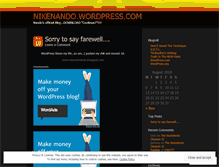 Tablet Screenshot of nikenando.wordpress.com