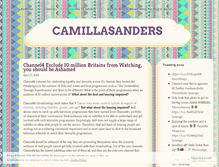 Tablet Screenshot of camillasanders.wordpress.com