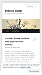 Mobile Screenshot of entornodigital.wordpress.com