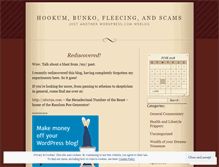 Tablet Screenshot of hookum.wordpress.com