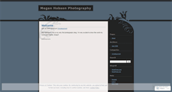 Desktop Screenshot of meganhobsonphotography.wordpress.com