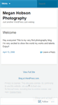 Mobile Screenshot of meganhobsonphotography.wordpress.com