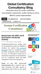 Mobile Screenshot of certificationconsultancy.wordpress.com