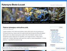 Tablet Screenshot of katarzynabeataluczak.wordpress.com