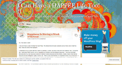 Desktop Screenshot of icanhaveahappylifetoo.wordpress.com