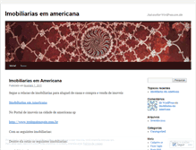 Tablet Screenshot of imobiliariasamericana.wordpress.com