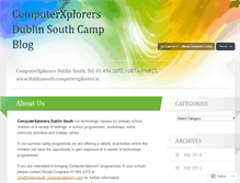Tablet Screenshot of cxcamps.wordpress.com