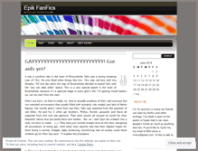 Tablet Screenshot of epikfanfic.wordpress.com