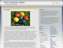 Tablet Screenshot of demdeutschretten.wordpress.com