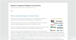 Desktop Screenshot of blogmobanuintegrated.wordpress.com