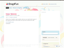 Tablet Screenshot of drag4fun.wordpress.com