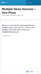 Mobile Screenshot of 3sources.wordpress.com
