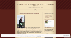 Desktop Screenshot of nutractive.wordpress.com