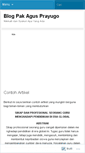 Mobile Screenshot of agusprayugo.wordpress.com