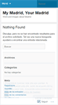 Mobile Screenshot of mymadridyourmadrid.wordpress.com