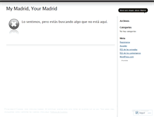 Tablet Screenshot of mymadridyourmadrid.wordpress.com