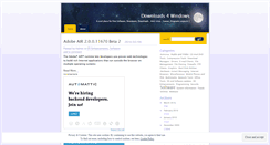 Desktop Screenshot of downloads4windows.wordpress.com