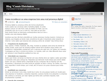 Tablet Screenshot of canaiseletronicos.wordpress.com