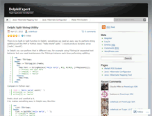 Tablet Screenshot of delphiexpert.wordpress.com