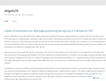 Tablet Screenshot of abigailx75.wordpress.com