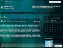 Tablet Screenshot of marianiux.wordpress.com