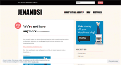 Desktop Screenshot of jenandsi.wordpress.com