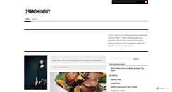 Desktop Screenshot of 29andhungry.wordpress.com